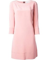 Pink Silk Shift Dress