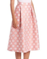 Escada Fil Coupe Patterned Skirt
