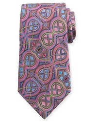 Ermenegildo Zegna Quindici Infinity Silk Tie Pink