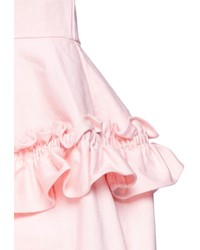 J Brand X Simone Rocha Ruffle Tier Cotton Twill Dress