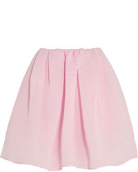 Carven Cotton Blend Textured Organza Mini Skirt