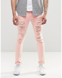 pink skinny jeans for guys