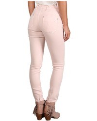 MiH Jeans Bonn High Rise Super Skinny In Ice Pink Pop