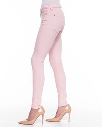 7 For All Mankind The Ankle Skinny Jeans Blush Pink