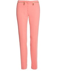 Versace Collection Zip Detail Techno Ankle Pants