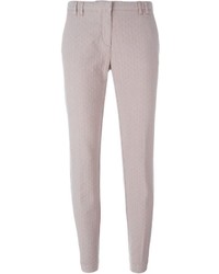 Eleventy Quilted Cuffed Skinny Trousers