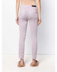 Luisa Cerano Frayed Slim Fit Trousers