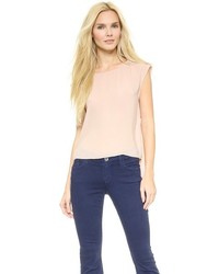 Alice + Olivia Air By High Low Back Cutout Top