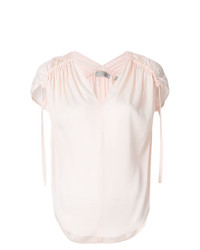 Vince Gathered Detail Grecian Top