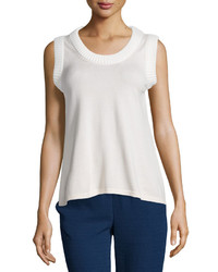 See by Chloe Sleeveless Scoop Neck Top Light Pink