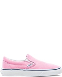 Pink Slip-on Sneakers