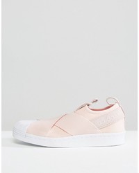 adidas Originals Pink Slip On Superstar Sneakers