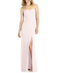 After Six Strapless Chiffon Trumpet Gown