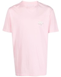 Pink Snake Crew-neck T-shirt