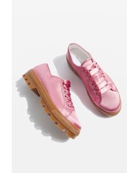 Topshop Clover Satin Trainers