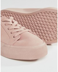 Asos Destiny Wide Fit Lace Up Sneakers