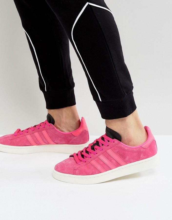 pink adidas campus shoes