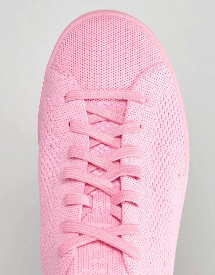 adidas primeknit pink stan smith
