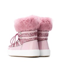 Chiara Ferragni Fur Lined Snow Boots