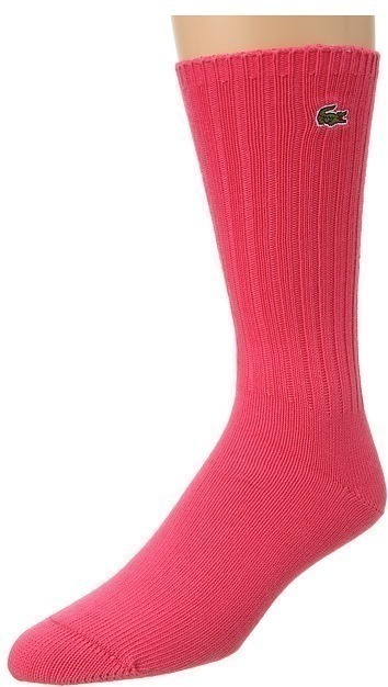 pink lacoste socks
