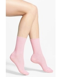 Hue Scalloped Pointelle Socks Pink Sugar 911