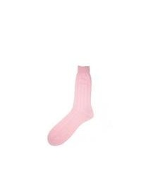 Pantherella Sea Island Cotton Socks Pink