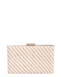 Nordstrom Woven Cork Faux Leather Clutch