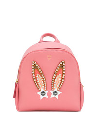 MCM Polke Star Bunny Studded Backpack