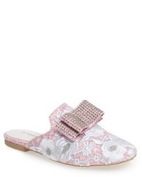 Pink Studded Mules