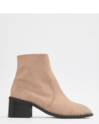 ASOS DESIGN Realm Suede Mid Ankle Boots Suede