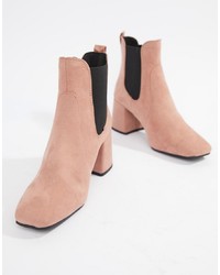New Look Square Toe Heeled Boot