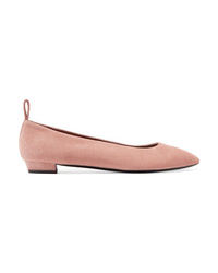 The Row Lady Di Suede Ballet Flats