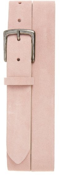 Pink hotsell suede belt