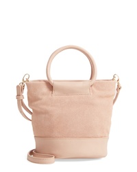 Sole Society Debdi Suede Faux Leather Crossbody Bag