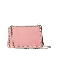 Gucci Pink Dionysus Crystal Suede Shoulder Bag