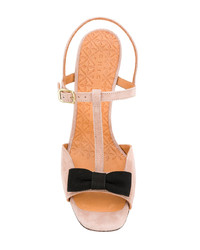 Chie Mihara T Bar Bow Front Sandals