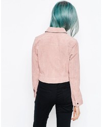 Asos Collection Western Jacket In Suede