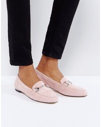 Office Blush Suede Loafers
