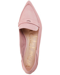 Sam Edelman Pink Mauve Robbie Pointed Toe Loafers