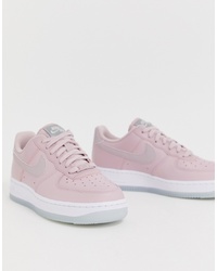 Nike Air Force 107 Trainers In Pastel Pink