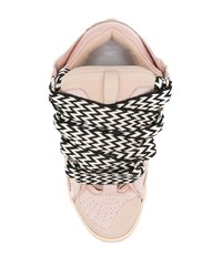 Lanvin Curb Zigzag Laces Sneakers
