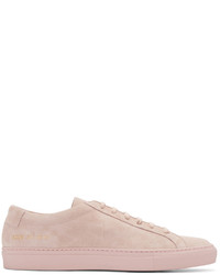 Common Projects Pink Original Achilles Sneakers