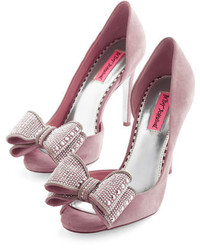 Betsey Johnson Footwear Exquisite Stride Heel In Pink