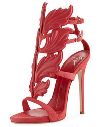 Giuseppe Zanotti Coline Wings Suede 110mm Sandal