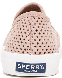 Sperry Seaside Perforated Slip On Sneakers