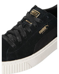 Puma Select Basket Platform Suede Satin Sneakers