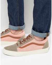 Vans Old Skool Suede Sneakers In Pink Va2xs6jw7