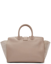 Saint Laurent Pink Small Downtown Cabas Tote