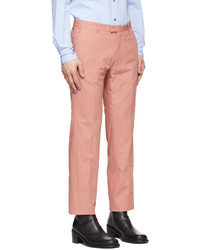 Dries Van Noten Pink Twill Suit