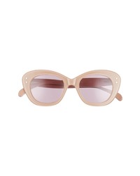Alaia 49mm Cat Eye Sunglasses In Nude At Nordstrom